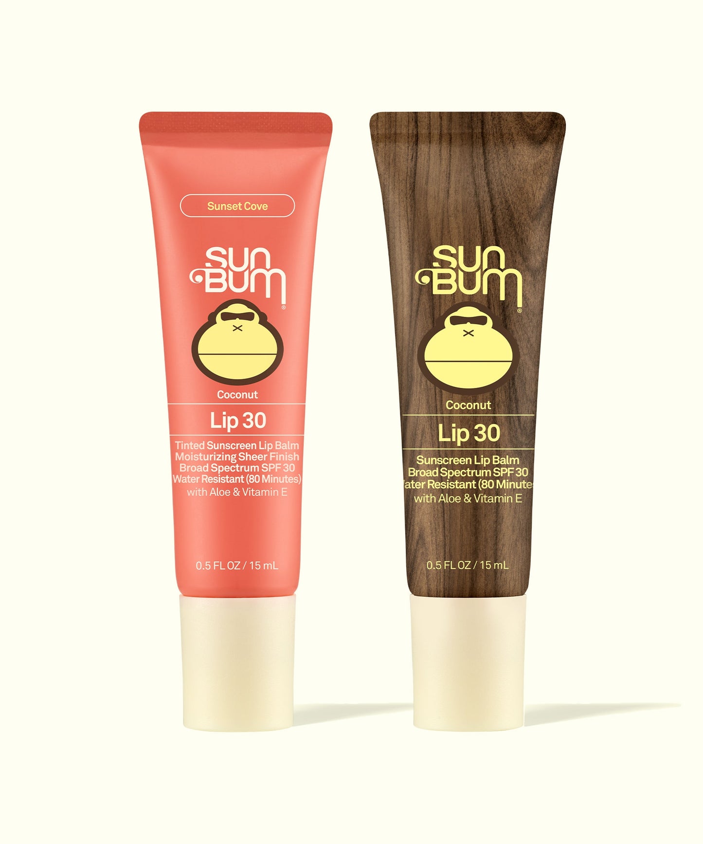 Lip 30 Duo: Clear + Sunset Cove - Clear + Sunset Cove / 0.5 FL OZ / 0.5 FL OZ