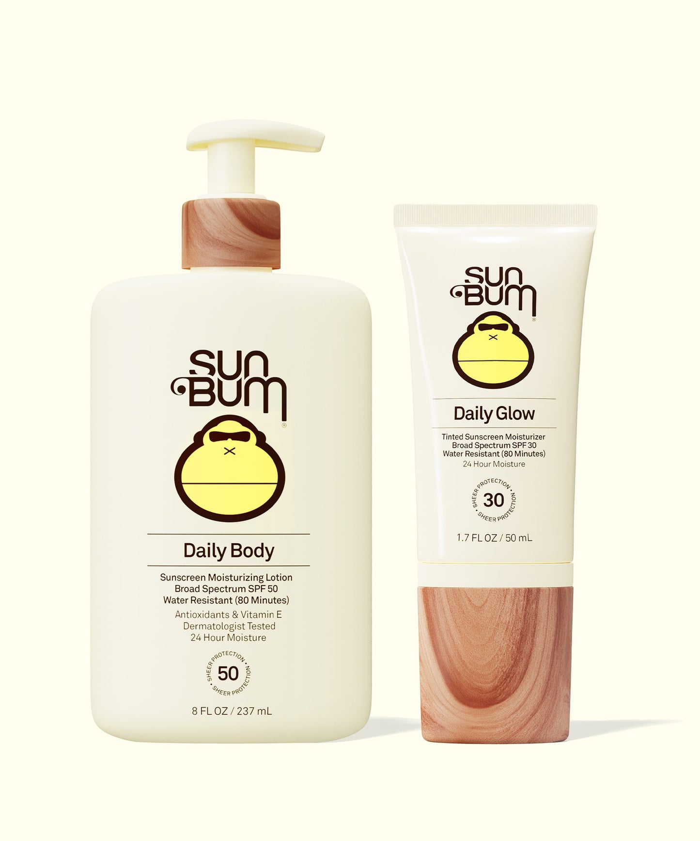 Daily Body + Glow Bundle - 1.7FL oz Bottle / 1.7FL oz Bottle